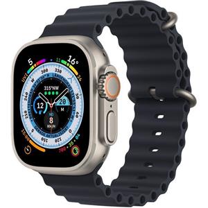 Apple Watch Ultra (2022) | 49 mm | GPS + Cellular | argento | Cinturino Ocean Mezzanotte