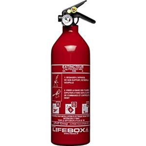 Lifebox EXT01 - Estintore a polvere ABC, 1 kg