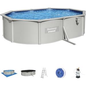 Bestway 56586 Piscina Fuori Terra Ovale Hydrium da 500 x 360 x 120 cm