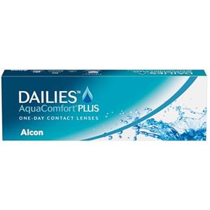 Dailies AquaComfort Plus lenti a contatto giornaliere | 30 lenti | BC 8.7 mm | DIA 14.0 mm | -04.50 diottrie