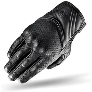 Shima BULLET MEN, Estivi In Pelle Uomo Retro Custom Vintage Guanti Da Moto (S-4XL), Nero, Taglia: S