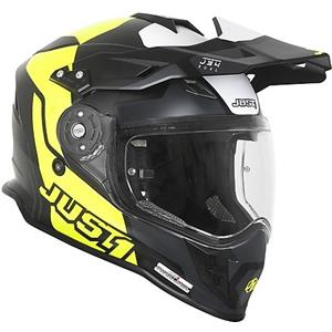 Just1 Casco Moto Cross Enduro Just1 J34 Pro TOUR Giallo Fluo Nero
