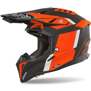 Airoh Casco Moto Cross Enduro Airoh AVIATOR 3 GLORY Arancio Opaco