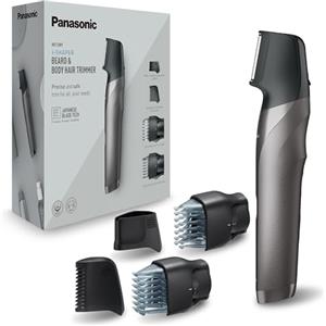 Panasonic ER-GY60 i-SHAPER Regolabarba Multigroomer per la Cura di Barba e Corpo, Rivoluzionaria Lama Verticale per Taglio Preciso e Curato, Rasatura Wet & Dry, 4 Accessori, Japanese Blade Tech