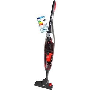 Ariete 2772 Evolution, Scopa elettrica senza sacco, Motore ciclonico, 79 Decibel, 600 Watt, Rosso e Nero