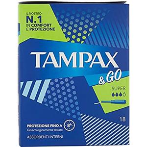 Tampax &Go Super x18 Tamponi