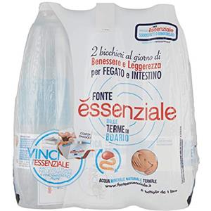 ESSENZIALE Fonte Essenziale Acqua Naturale, 6 x 1L