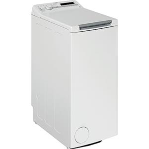 Whirlpool TDLR 6240S IT - Lavatrice 6 Kg, Carica dall'Alto Slim, Libera Installazione, 1200 Giri/min, Classe C, 6° SENSO, Energy Saver, FreshCare, 40 x 60 x 90 cm