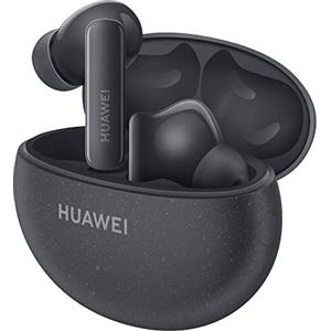 HUAWEI FreeBuds 5i, cuffie wireless TWS, suono ad alta risoluzione, cancellazione del rumore multi-modalità, durata della batteria 28 ore, compatibili con Android/iOS/Windows, nero nebulosa