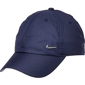 Nike H86 cap Metal Swoosh, Cappellino da Baseball Unisex Adulto, Ossidiana/Argento, Taglia unica