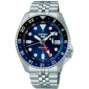 Seiko 5 reinterpretazione automatica di skx batman blueberry in stile sportivo SSK003K1