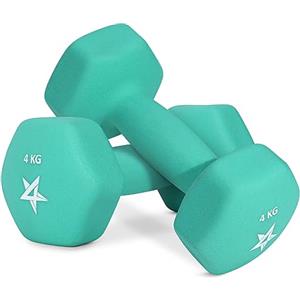 Yes4All Set Manubri Palestra in Neoprene Esagonale - Coppia di Pesi Palestra in Casa, Dumbbells Set