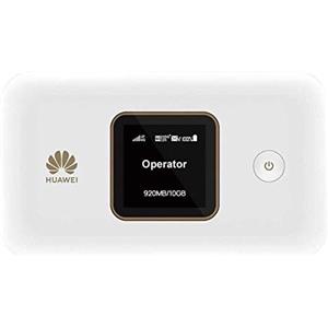 Huawei 2 Plus Wi-Fi Mobile Portatile 4G LTE (CAT6), con Funzione Hotspot, Download fino a 300 Mbps, Display da 1.45, Batteria da 3000 mAh, Dual Band 2.4G e 5G, Ottimo in Viaggio o sul lavoro, Bianco
