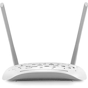 TP-Link TD-W8961N Modem Router ADSL2+, Wireless N300 Mbps, 4 Porte Fast Ethernet, Incluso Filtro ADSL/RJ11, Cavo DSL/RJ45, Cavo Ethernet, Dispositivo 3-in-1, Modem/Router/Access Point