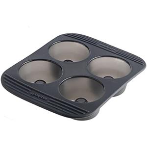 Mastrad F41374 - Stampo per babà in silicone, (28.5 x 23.5 x 3.3 cm)