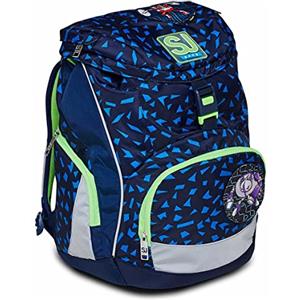 SJ GANG STYLE JAM GANG Zaino UPDOWN SOFT, Blu, Flip System, Tasche multifunzione, Per bambini, Scuola elementare, Tempo libero e viaggi