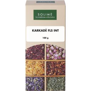 SOLIME' Srl Karkade Fiori Interi 100g - Infuso di Fiori di Karkadè