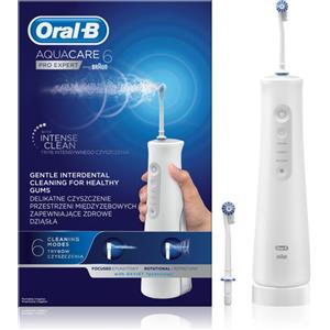 Oral-B AquaCare Pro-Expert Serie 6 - Irrigatore dentale con tecnologia ossigeno, 3 punte, 2 getti d'acqua, ideale per ipersensibilità