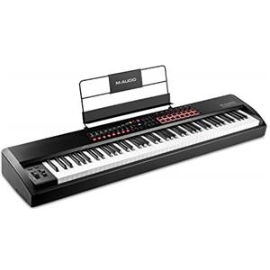 M-AUDIO Hammer 88 Pro - Piano-controller USB MIDI a 88 note con action dei tasti pesata, pad Beat e pacchetto Native Instruments Sound (integrazione NKS)