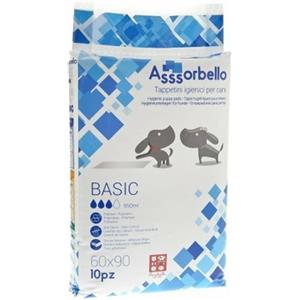 Ferribiella Tappetini Assorbenti Igienici per Cani Basic 60x90cm - Confezione da 10 Tappetini