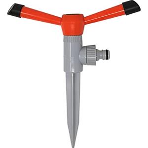 Siroflex 4585/S Irrigatore Automatico Su Puntale Con Innesto Made In Italy | Irrigatore Giardino Rotante A 2 Bracci | Picchetto Per Irrigatore Dinamico | Irrigatore Giardino