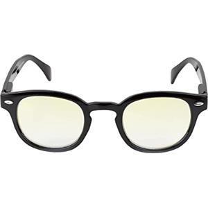 Contacta, Blue Block, Occhiali da Computer per Uomo e Donna, Protezione dalla Luce Blu di Schermi Luminosi, Visione Naturale, Diottrie Neutro, Colore Nero, Confezione con Sacchetto Portaocchiali, 29g