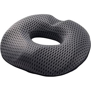 Surwin Cuscino Antidecubito Ciambella per Sedersi, Cuscino Ergonomico Sedia Ufficio Maglia Cuscino Memory Foam Sedia per Gravidanza, maternità, Emorroidi, Anziani (One Size,Grigio Scuro Donna)