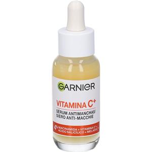 Garnier Siero Vitamina C Anti-Macchie, Illuminante e Rimpolpante, Arricchito con C, Niacinamide Acido Salicilico, Pelle Libera dalle Macchie Scure in Solo 6 Giorni Incarnato Luminoso, 30 ml