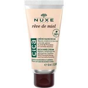 Nuxe Rêve De Miel Crema Mani Cica 50ml - Crema Riparatrice per Mani Secche con Miele di Provenza e Centella Asiatica
