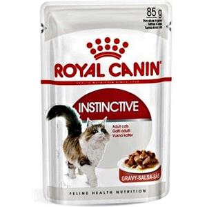 Royal Canin Instinctive in Salsa 85 g - Alimento Umido Completo per Gatti Adulti con Fettine in Salsa