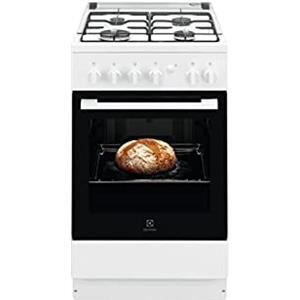 Electrolux LKK500000W - Cucina a gas con forno elettrico 50x60 cm Bianco