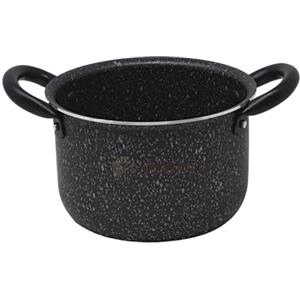 NAMAI - Pentola Antiaderente 14 cm, Lavabile in Lavastoviglie, Pentola Cuocipasta, Adatta al forno, No Induzione, Pentole Alluminio, Made in Italy (14cm)