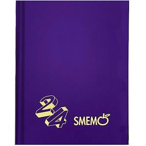 Smemoranda - Diario Scuola 2023-2024, 16 Mesi, Settembre 23 - Dicembre 24, Agenda Scolastica con Planner, Copertina Rigida, Formato Lite 12 x 16,5 cm, Colore Viola