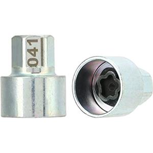 KIMISS Presa Antifurto Lugnut, Bullone Mozzo, Chiave di Blocco Ruota Sostituzione Presa Antifurto Lugnut per 1 3 5 6 7Series X1 X2 X3 X4 X5 X6 Z4 052 (041)