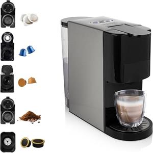 Princess Macchina Caffè Multi Capsule 5 in 1 - 19 bar - Adatta per diversi tipi di caffè - Nespresso, Dolce Gusto, Lavazza a Modo Mio e E.S.E. - 0.8 L - 1450 W - 249451