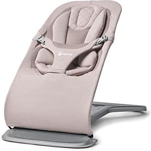 Ergobaby Sdraietta 3-in-1 Evolve, sdraietta ergonomica per neonati dalla nascita fino ai più piccoli, altalena con inserto per neonati (2,5 kg - 13,2 kg), Blush Pink