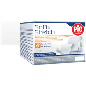 PIKDARE Cerotto Soffix Stretch 15x10 cm - Tessuto Non Tessuto Estensibile per Pelli Delicate e Zone Articolari