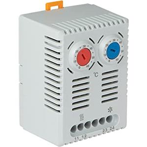 IBO Termostato per riscaldamento e raffrescamento - TBGZ41 (doppio) NC NO, biometallico, guida TH35