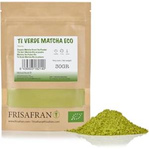 FRISAFRANO | Tè Matcha Biologico 30g | Polvere di tè bio | 100% naturale | polvere di tè verde matcha | Qualità cerimoniale | Cresciuto in Giappone | vegan-detox | Frullati-Bevande | Multivitaminico