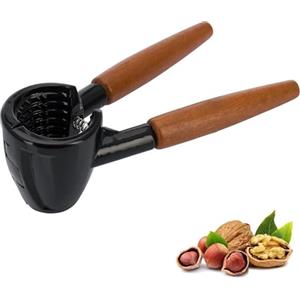 Westmark Schiaccianoci, Alluminio pressofuso/Legno, Lunghezza: 16,8 cm, Sieger Nussprofi Deluxe, Marrone/Nero, 33262270