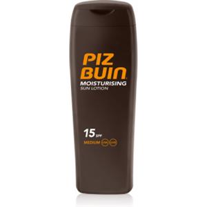 PIZ BUIN Latte Solare Idratante SPF 15 - 200 ml, Protezione Media, Resistente al Sudore e Idratante