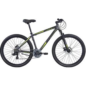 Legnano Lavaredo L750, Mountain Bike 27.5 pollici Alluminio, Colore Grigio Matt, Giallo, Taglia 43