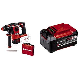 Einhell Tassellatore A Batteria Herocco Power X-Change & 4511437 Batteria A Ioni Di Litio Power X-Change 5,2 Ah Plus, 18 V