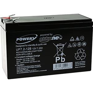 akku-net Batteria al Gel di piombo akku-net per:UPS APC RBC 2, 12V, Lead-Acid
