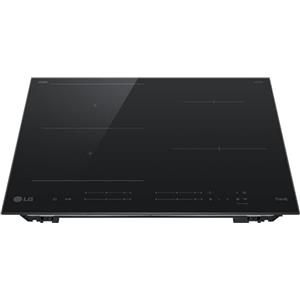 LG CBIZ2435B Piano Cottura Induzione 60cm, Potenza da 2,5 a 7,4kW, 4 Zone Totali, 1 Zona Flex, 15 Livelli di Potenza + Boost, Controlli Touch Slide Indipendenti, Wi-Fi, Vetro Ceramico SCHOTT, Nero