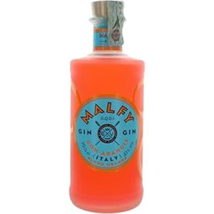Malfy Gin con Arancia, Premium Gin Italiano Agrumato, Infuso di 9 Botaniche con infusione di Arance Rosse della Sicilia, vol 41%, 70CL
