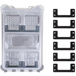 Stealth Mounts StealthMounts Confezione di staffe di fissaggio (6 pezzi) | Sistema di stoccaggio per cassetta degli attrezzi | Installazione facile | Compatibile con Milwaukee Packout | Organizzazione ottimale