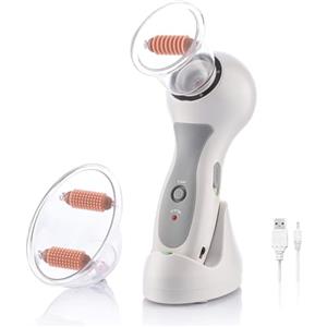 InnovaGoods Adore Better Living Apparecchio elettrico anticellulite Cellulles Force II, basato sulla tecnica della vacuum terapia, colore: bianco