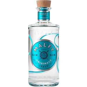 Malfy Gin Originale, Premium Gin Italiano secco e intenso, con ginepro raccolto a mano e limoni italiani, vol 41%, 70CL