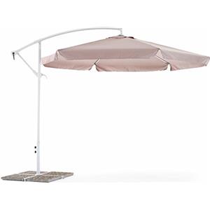 IFUORICASA My garden Luna Ombrellone, 3 Metri di Diametro, Grigio